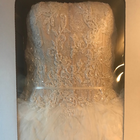 Oleg Cassini Ballroom Wedding Dress - Picture 3 of 3